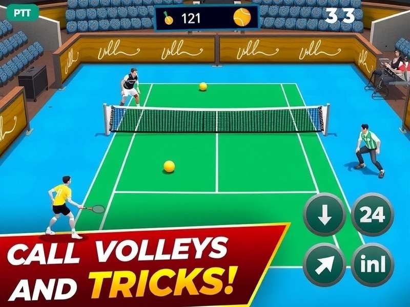 Serve Volley Virtuosos Game Screenshot